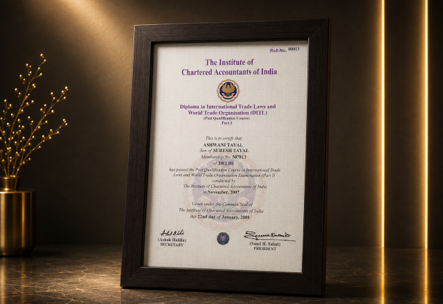 Diploma in International Laws and World Trade Organisation (DITL)