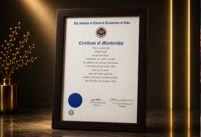 Certificate of Membership (2006)