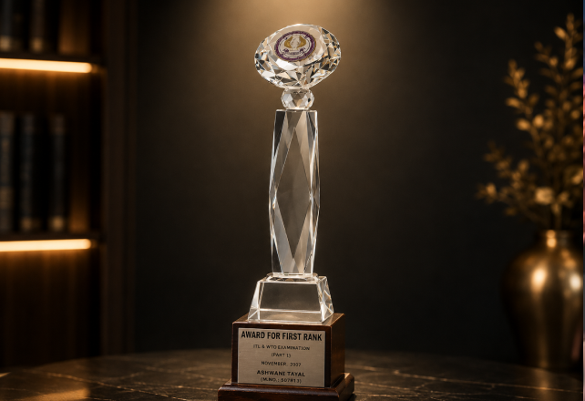 Award For First Rank